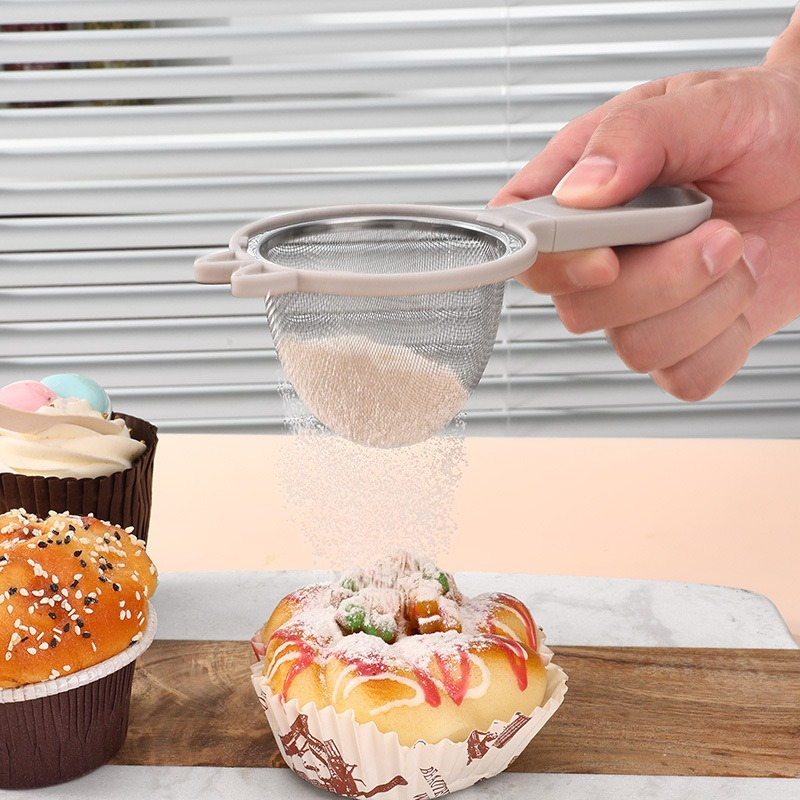 Baby Food Filter - 304 스테인리스 스틸 고양이 귀 모양
