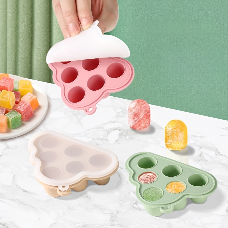 2pcs/1pc 뚜껑이있는 미니 베이비 과일 야채 냉동 - Baby Food Category 리뷰 및 가격