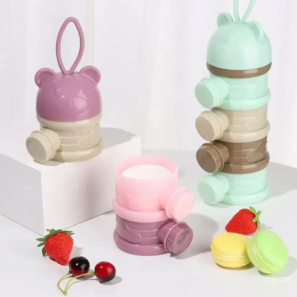 3/4단 식품 용기 디스펜서, 휴대용 분유 보관 용기, - Baby Food Year Old 리뷰 및 가격