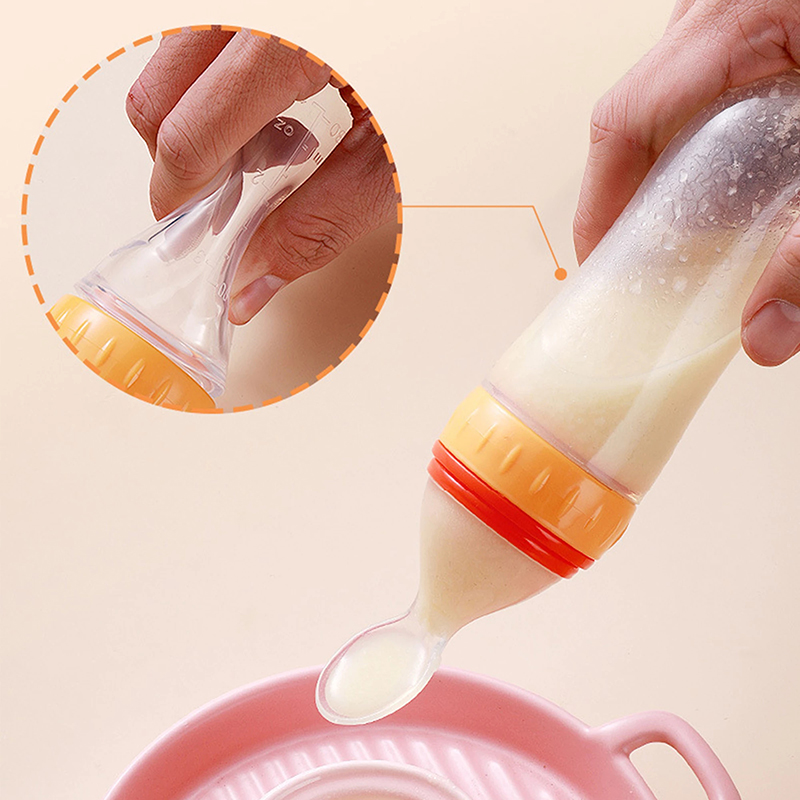 짜내는 먹이 병 실리콘 신생아 아기 훈련 쌀 시리얼 음 - Baby Food Jar 리뷰 및 가격