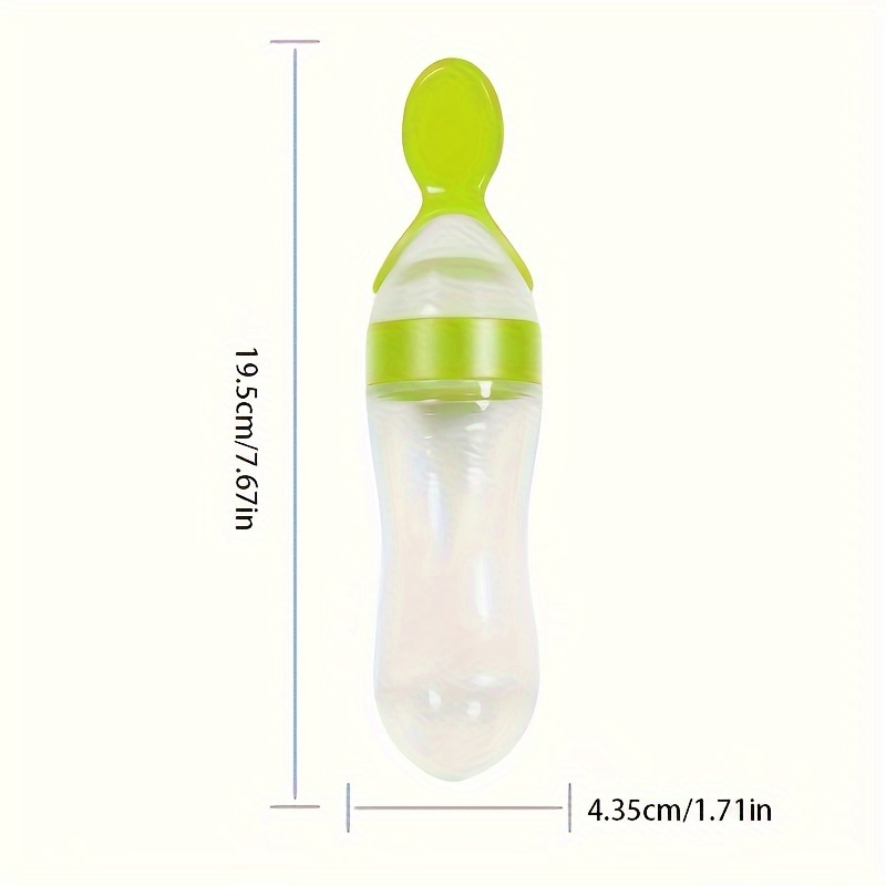 아기 수유용 실리콘 젖병과 스푼, 3온스 음식 디스펜싱 - Baby Food Jar 리뷰 및 가격