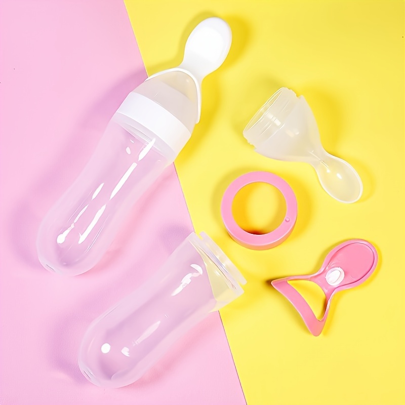 아기 수유용 실리콘 젖병과 스푼, 3온스 음식 디스펜싱 - Baby Food Jar 리뷰 및 가격