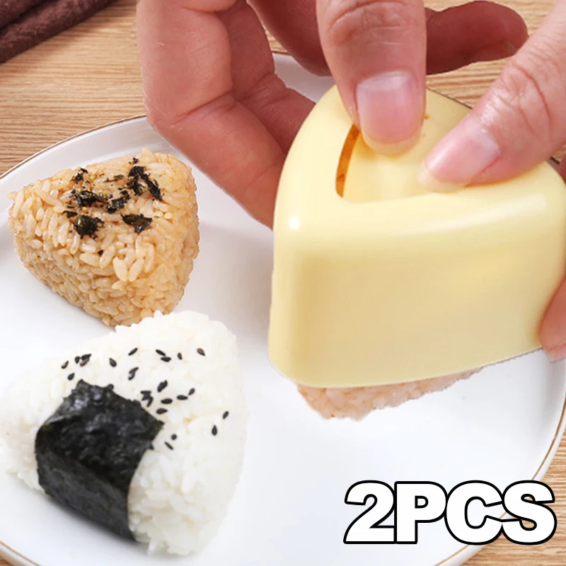 1/2Pcs 삼각형 플라스틱 스시 몰드 오니기리 라이스 - Baby Food Japanese 리뷰 및 가격