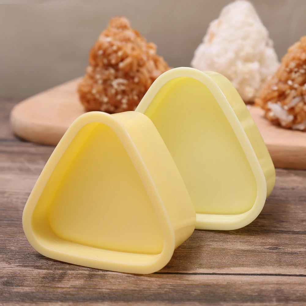 1/2Pcs 삼각형 플라스틱 스시 몰드 오니기리 라이스 - Baby Food Japanese 리뷰 및 가격