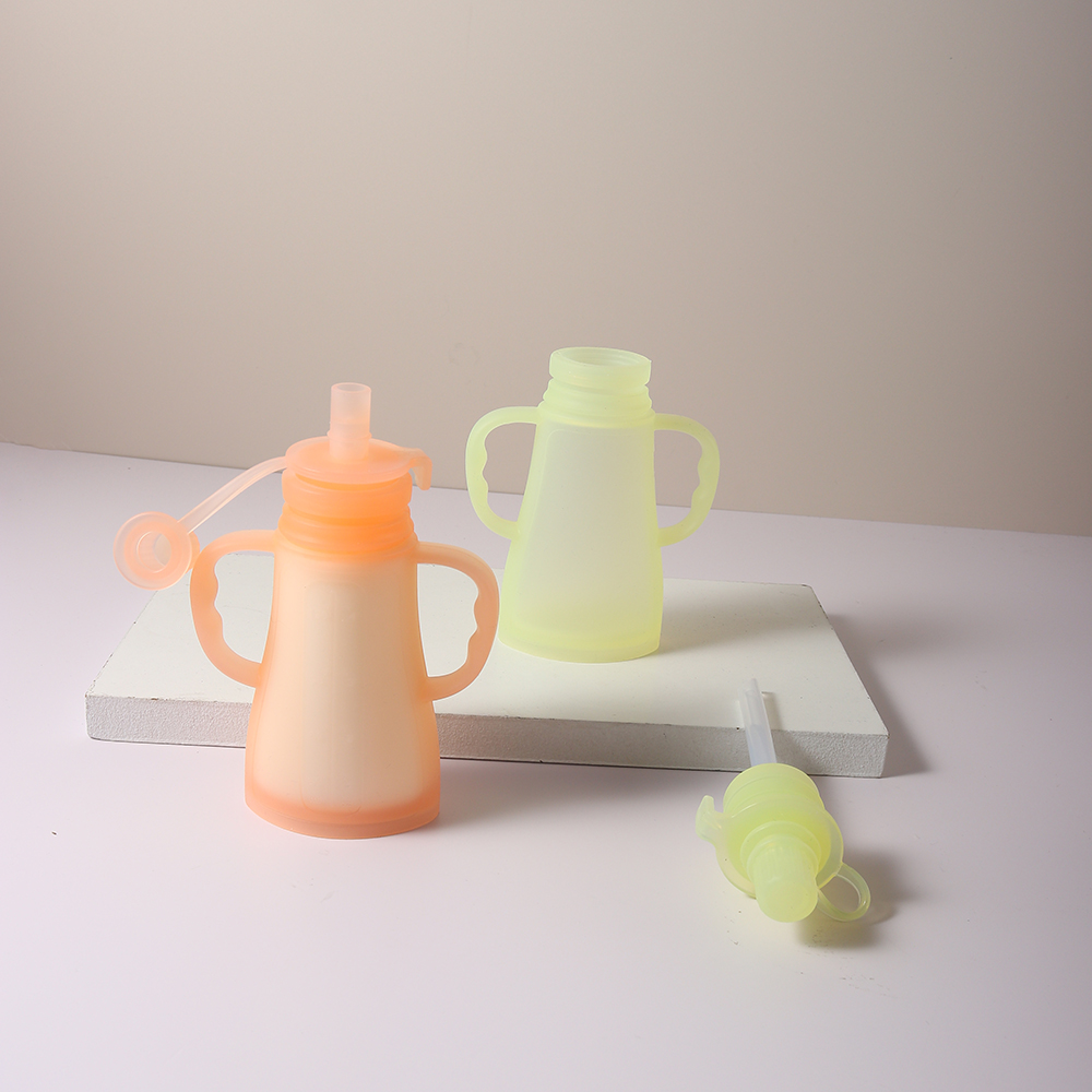 새로운 재사용 가능 실리콘 모유 저장팩, 누수 방지 흡 - Baby Food Jar 리뷰 및 가격