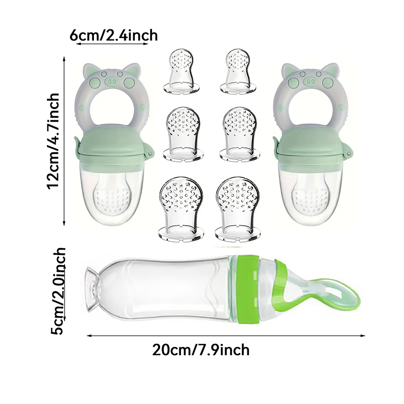 9pcs 먹이 칼: 쌀 시리얼용 스푼 및 흡입 컵이 있 - Baby Food Jar 리뷰 및 가격