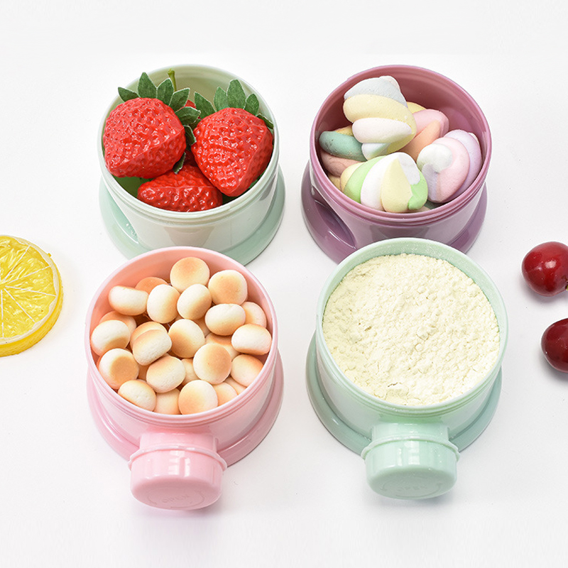 저장 3/4 계층 휴대용 식품 용기 분말 우유 분말 카 - Baby Food Category 리뷰 및 가격