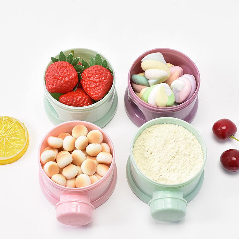 3/4 레이어 베어 베이비 밀크 파우더 컨테이너 휴대용 - Baby Food Category 리뷰 및 가격